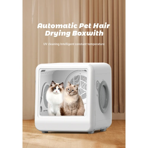 Pet Dryer Room β Automatic Hot & Cold Air Pet Drying Box | 3-Speed Wind Modes | Temperature Controlled | For Cats & Dogs