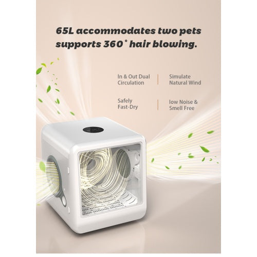 Pet Dryer Room β Automatic Hot & Cold Air Pet Drying Box | 3-Speed Wind Modes | Temperature Controlled | For Cats & Dogs